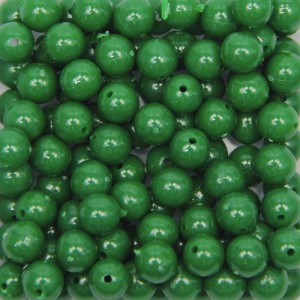 CTM050032P20G - Contas Bolinhas Acrílico Verde Bandeira c/ 20 gramas - 8mm (20)