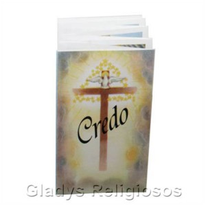 OS41803 - Oração Credo Sanfonada - 9x5cm