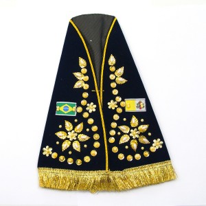 MT7807 - Manto de N. Sra. Aparecida - 26x19cm