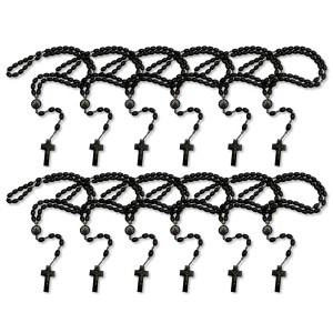 TE942010P12 - Terço N. Sra. Aparecida c/ 12un. - 45cm