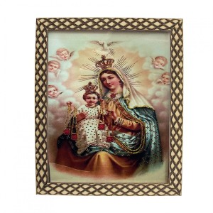 QD91319 - Quadro N. Sra. Do Carmo - 23x28cm