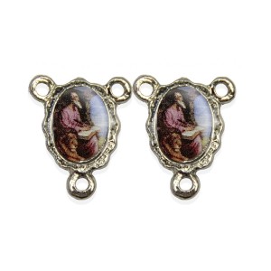 ET1672417P5 - Entremeio São Jerônimo Duplo Resinado c/ 5un. - 1,9x1,5cm