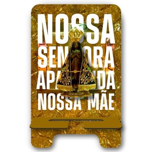 DR11105 - Porta Celular N. Sra. Aparecida MDF - 17x9,5cm