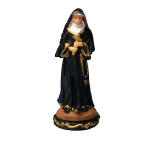 IM1720014 - Imagem Santa Rita de Cássia Resina - 9x3cm