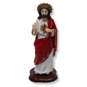 IM1730421 - Imagem Sagrado Coração de Jesus Resina - 16x6cm