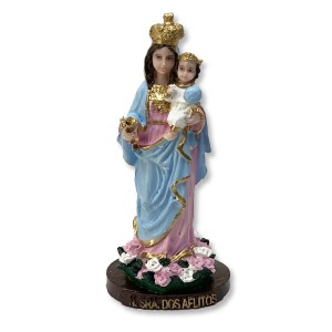 IM1730046 - Imagem N. Sra. dos Aflitos Resina - 14x5cm