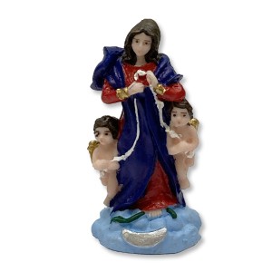 IM1720036 - Imagem N. Sra. Desatadora dos Nós Resina - 8x4cm