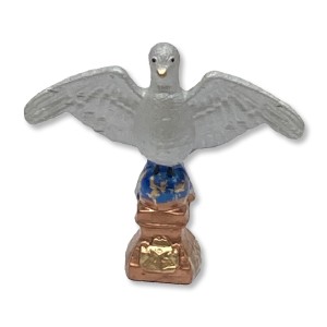 IM89818 - Imagem Divino Espírito Santo Metal - 5,5x6cm