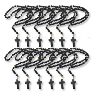 TE9700023P12 - Terço Madeira c/ 12un. - 35cm