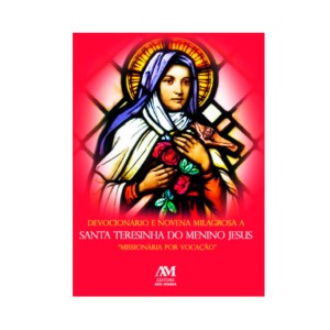 LI47502 - Devocionário e Novena de Santa Terezinha das Rosas - 15x11cm