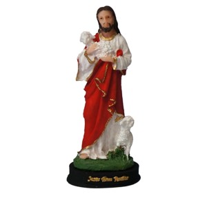 IM1730423 - Imagem Jesus Bom Pastor Resina - 14x6cm