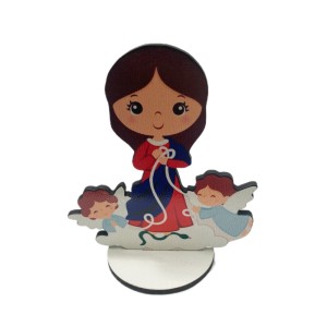 PE721111 - Pedestal N. Sra. Desatadora Dos Nós Infantil  MDF – 9,8x9cm