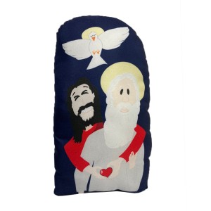 AL38350 - Almofada Naninha Divino Pai Eterno (M) - 27x16cm