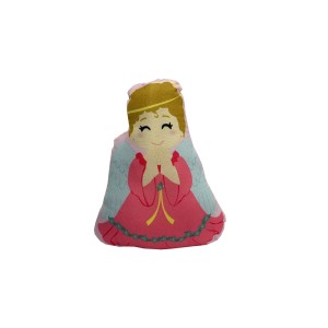 AL38438 - Almofada Naninha Anjo Rosa (PP) - 13x10cm