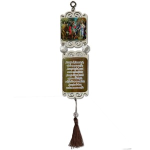 MO413790 - Móbile Arcanjos MDF Resinado - 36x6,3cm