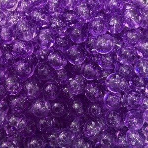 CTM050062P500G - Contas Bolinhas Acrílico Lilás Transparente c/ 500 gramas - 8mm (27)