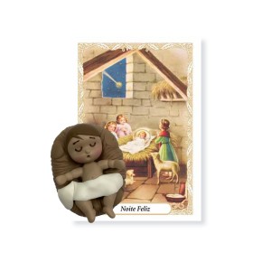 IM32445 - Menino Jesus para Presépio de Biscuit c/ Oração
