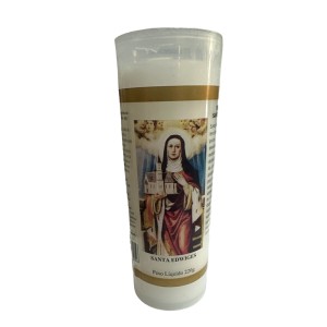 VE155211 - Vela de 7 dias Santa Edwiges - 17x5cm