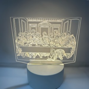 LU1970142 - Luminária Santa Ceia Led-  16x15cm