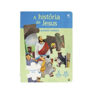 AT722010 - A História de Jesus em Quebra-Cabeça - 27x20cm