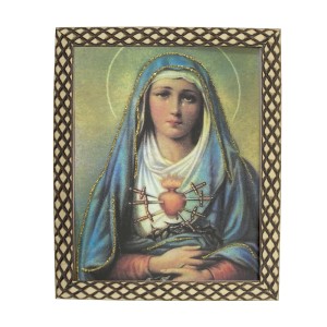 QD91328 - Quadro N. Sra. Das Dores - 23x28cm