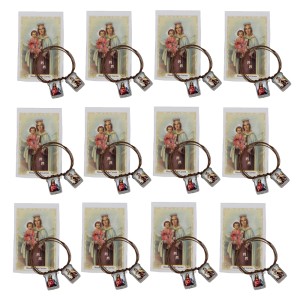 ES05080P12 - Escapulário N. Sra. Do Carmo Acrílico c/ 12un. - 68,2x1cm