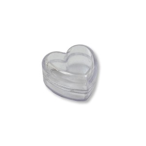 EM2158 - Caixa de Acrílico Coração - 3,5x3,5cm