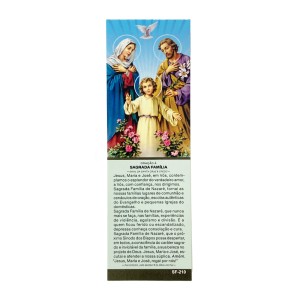 MP67302P50 - Marcador de Página Sagrada Família c/ 50un. - 15x5cm