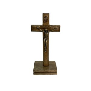 CU760030 - Crucifixo de Mesa Madeira - 13,5x6cm (690)