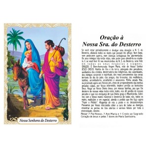 OG14032P100 - Oração N. Sra. Do Desterro c/ 100un. -  9,5x6,5cm