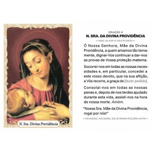 OG14034P100 - Oração N. Sra. Da Divina Providência c/ 100un. - 9,5x6,5cm