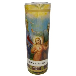 VE155250 - Vela Sagrada Familia de 7 dias - 17x5cm
