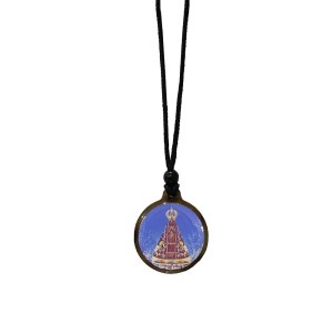 CP1374000 - Cordão c/ Pingente N. Sra. Aparecida Resinado - 31x2,7cm