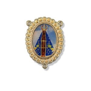 ET1610680 - Entremeio N. Sra. Aparecida Dourado Resinado - 4X3cm