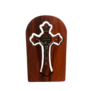QD1985995 - Adorno de Mesa Crucifixo São Bento - 12xcm (438)