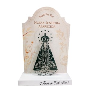 QD1988000 - Pedestal N. Sra. Aparecida - 19x13,5cm