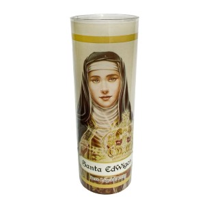 VE155212 - Vela Santa Edwiges de 7 dias - 17x5cm