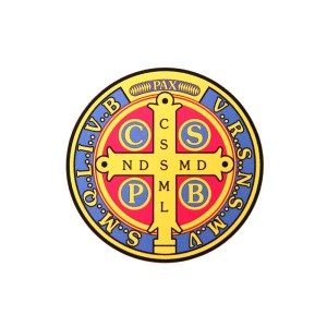 AD82150 - Adesivo Medalha de São Bento - 4,5x4,5cm