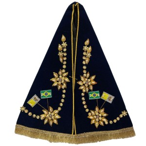 MT7862 - Manto de N. Sra. Aparecida - 36x30cm