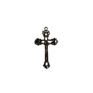 CZ861353P2 - Crucifixo Metal Ouro Velho c/ 2un. - 4,9x2,8cm
