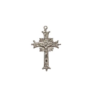CZ861450 - Crucifixo Metal Níquel - 5,3x3,5cm