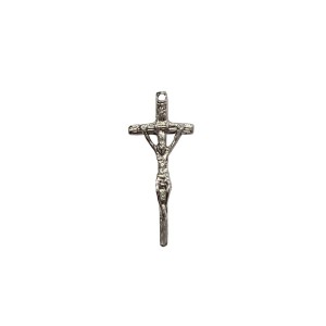 CZ861370P3 - Crucifixo Metal Níquel c/ 3un. - 4,5x1,9cm