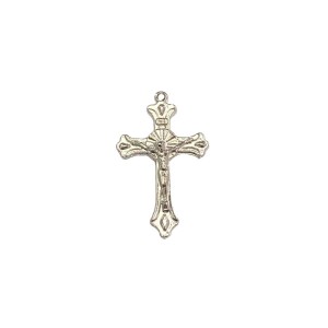 CZ861400P3 - Crucifixo Metal Níquel c/ 3un. - 4,7x2,9cm