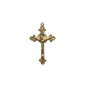 CZ861750 - Crucifixo Metal Dourado - 5,2x3,2cm