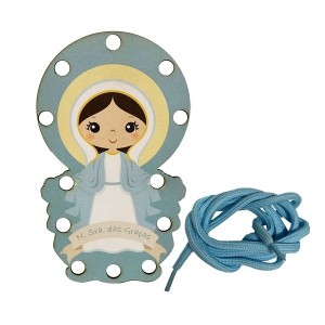 AT724005 - Alinhavo N. Sra. Das Graças - 14x8,5cm