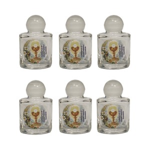 GF112100P6 - Garrafinha Primeira Eucaristia c/ 6un. - 5x3cm