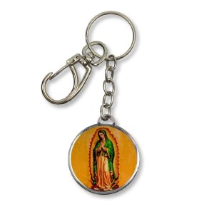 CH1090013 - Chaveiro N. Sra. De Guadalupe Duplo Resinado – 12x3,5cm