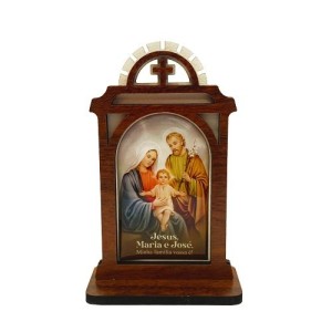 CP81949 - Capela Sagrada Familia MDF - 16x10cm