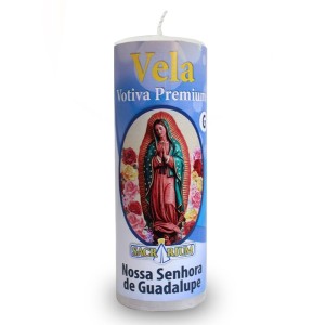 VE155252 - Vela Votiva N. Sra. De Guadalupe - 15,5x6cm