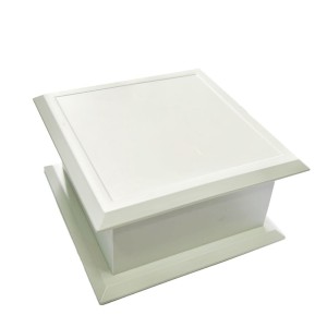 CXM75700 - Caixinha Acrílico Branco - 13x6,5cm